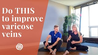 How to Decrease Varicose Veins  3 Simple Exercises [upl. by Richardo]