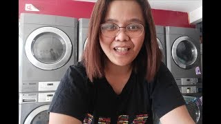 HOW TO DO LAUNDRY at a LAUNDROMAT  Wash Dry and Fold [upl. by Ambrosi969]