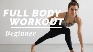 Full Body Workout für Beginner  No Equipment  mit Warm Up amp Cool Down  DAY 1 [upl. by Eerrehc]