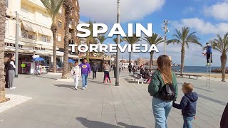 Torrevieja Spain 🇪🇸 Winter Walking Tour  Costa Blanca [upl. by Silvers840]