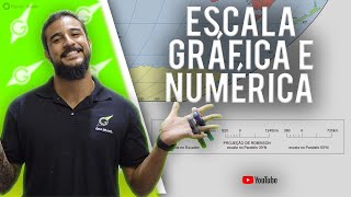 Escala Gráfica e Numérica  Geobrasil Prof Rodrigo Rodrigues [upl. by Nole]