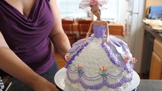 How To Make A Barbie Cake  Cake Decorating [upl. by Enra]