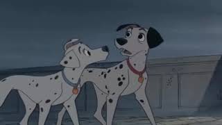 101 Dalmatians Pongo and Perdita leave town to retrieve their puppies HD [upl. by Maffei]