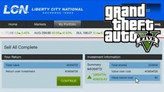 GTA 5  How to Make Money Using The Stock Market Guide GTA V [upl. by Asiilanna]