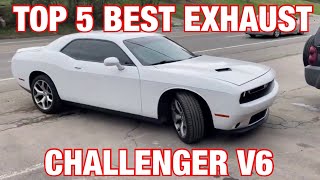 Top 5 BEST Exhaust Set Ups for Dodge Challenger V6 [upl. by Asselam]