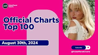 UK Official Singles Chart Top 100 August 30th2024 [upl. by Ais]