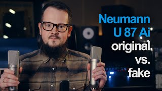 Neumann U 87 Ai ORIGINAL vs FAKE [upl. by Im868]