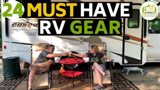 Essential Gear amp Accessories for RV Beginners  We Didnt Back In to Our Campsite  Do You Know Why [upl. by Vitalis]