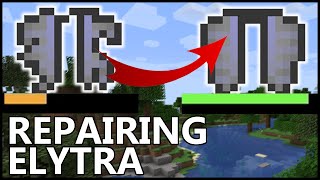 How To REPAIR ELYTRA In Minecraft [upl. by Enaitsirhc]