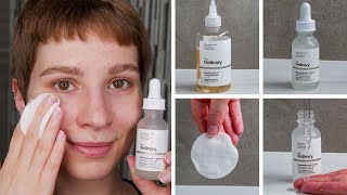 How to use The Ordinary Glycolic Acid 7 Toning Solution and Niacinamide 10  Zinc 1 [upl. by Sirahc]