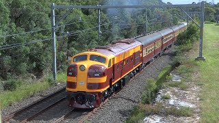 Australian streamliner diesel locomotive 42101 Inaugural Public Run  February 2015 [upl. by Day]