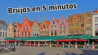 ✔️ BRUJAS en 5 minutos 4K 🟡 TOP 10 lugares imprescindibles  Bélgica [upl. by Anyg]