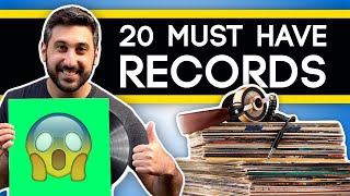 Top 20 Records You Need For Your Vinyl Collection  Essential Albums To Own Rock Jazz Rap Indie [upl. by Chev]