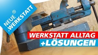 WERKSTATT ALLTAG LÖSUNGEN  Schraubstock platzsparend unterbringen [upl. by Nahshon]