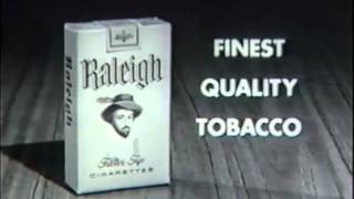 9 Classic Retro Raleigh Cigarettes Commercials [upl. by Joletta984]