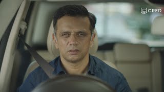 Rahul Dravid getting angry for 46 seconds  CRED [upl. by Anivas]