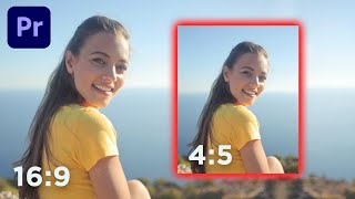 How to Change Aspect Ratio in Premiere Pro 2021 [upl. by Jamill656]