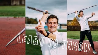 How to throw the javelin  4  Basic throwing exercises with the javelin [upl. by Grearson220]