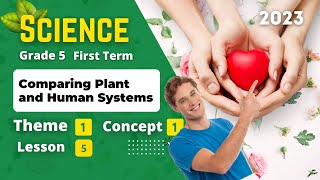 Grade 5  Science  Unit 1  Concept 1  Lesson 5  Comparing Plant and Human Systems [upl. by Ulda]