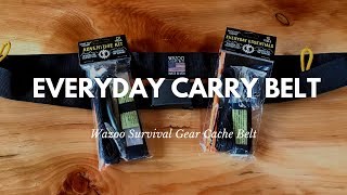 EDC Every Day Carry with the Wazoo Cache Belt [upl. by Junji605]