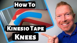 How To KT Tape A Knee │ Easy Guide To Kinesio Taping Knees [upl. by Ailecara]