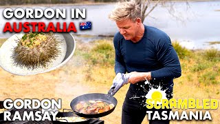 Gordon Ramsay Makes Sea Urchin Scrambled Eggs in Australia  Scrambled [upl. by Leinahtan]