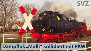 Erneuter Unfall mit Bäderbahn Molli vom 031220 [upl. by Demott]