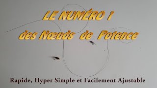 Le Meilleur Noeud de Potence pour la pêche de la Truite en Nymphe selon Fario [upl. by Arymat]