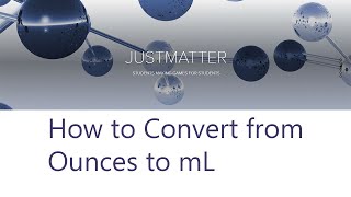 How to Convert from Ounces to mL [upl. by Eico241]