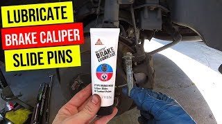 How To Properly Lubricate Brake Caliper Slide Pins Jonny DIY [upl. by Eiger267]