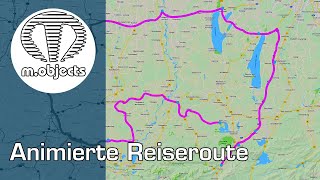 Animierte Reiseroute [upl. by Nered787]