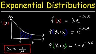 Probability Exponential Distribution Problems [upl. by Urbanus457]