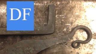 Blacksmithing for Beginners  Basic Hammering Techniques [upl. by Aicilaf]