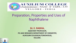 Preparation Properties and Uses of Naphthalene [upl. by Bitthia300]