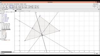 Triángulos con Geogebra [upl. by Ogaitnas]