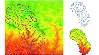 Watershed Delineation in ArcGIS  How to create Drainage Map [upl. by Inglis]