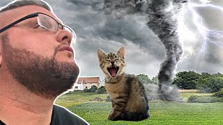 🌪TORNADO WARNING WE LOST OUR CAT 😱 [upl. by Faustena]