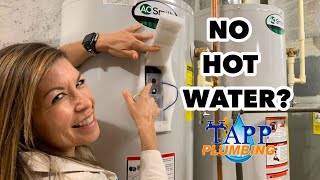 HOW TO RESET ELECTRIC WATER HEATER TappPlumbing electricwaterheater [upl. by Takken888]