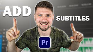 How To Add Subtitles To Video In Premiere Pro [upl. by Vasos671]