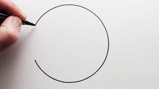 How to Draw a Perfect Circle Freehand Narrated Step by Step [upl. by Savihc420]