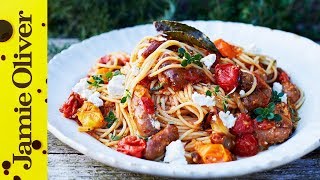 Summer Sausage Pasta  Jamie Oliver [upl. by Honey]