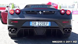 Decatted Ferrari F430 Spyder INSANE SOUND [upl. by Lyell]