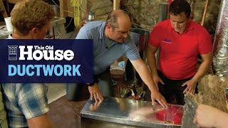 How to Install Ductwork  This Old House [upl. by Nhar]