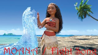 DISNEY MOANA  Fight Song Lyrics [upl. by Sorce886]