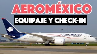 Aeroméxico equipaje permitido y check in [upl. by Yesoj429]