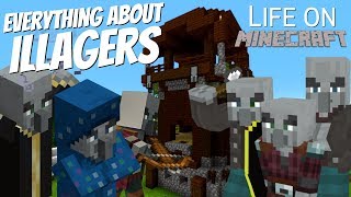 Everything about the Illager in Minecraft Pillagers Vindicators Evokers amp more Life on Minecraft [upl. by Nosyt]