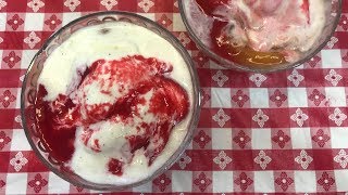 HOMESTYLE PEACH MELBA RETRO RECIPE [upl. by Kurtz]