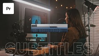 How To Create Subtitles In Premiere Pro  How To Create Captions Tutorial [upl. by Eimmak281]