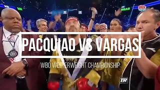 Pacquiao VS Vargas Full Highlights HD [upl. by Roche]