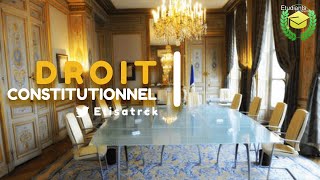 DROIT CONSTITUTIONNEL 1 niveau L1  Elisatrck [upl. by Alakim]